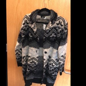 Long Fluffy Cardigan